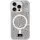 TPU чехол Bling World Rock Diamond with MagSafe для Apple iPhone 16 Pro (6.3") Silver