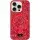 TPU чехол Bling World Rock Diamond with MagSafe для Apple iPhone 16 Pro (6.3") Red