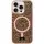 TPU чехол Bling World Rock Diamond with MagSafe для Apple iPhone 16 Pro (6.3") Rose Gold