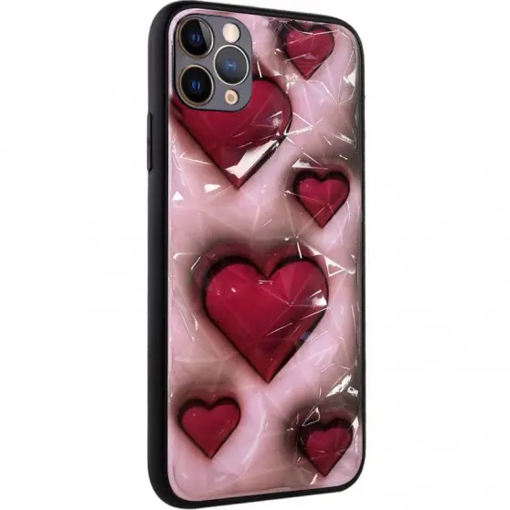 TPU+PC чехол Prisma Plushie для Apple iPhone 11 Pro (5.8") Hearts