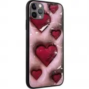 TPU+PC чохол Prisma Plushie для Apple iPhone 12 Pro Max (6.7") Hearts