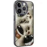TPU+PC чехол Prisma Plushie для Apple iPhone 15 Pro Max (6.7") Coffee