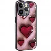 TPU+PC чехол Prisma Plushie для Apple iPhone 15 Pro Max (6.7") Hearts