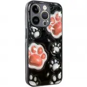 TPU+PC чехол Prisma Plushie для Apple iPhone 15 Pro Max (6.7") Paws