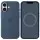Чехол Silicone case (AAA) with Magsafe and Animation (button) для Apple iPhone 16 (6.1") Denim