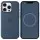 Чехол Silicone case (AAA) with Magsafe and Animation (button) для Apple iPhone 16 Pro Max (6.9") Denim