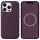Чехол Silicone case (AAA) with Magsafe and Animation (button) для Apple iPhone 16 Pro Max (6.9") Plum