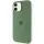 Чохол Silicone Case Full Protective (AA) with MagSafe для Apple iPhone 11 (6.1"), Зелений / Pine green