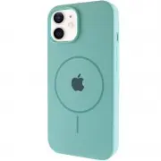 Чехол Silicone Case Full Protective (AA) with MagSafe для Apple iPhone 11 (6.1"), Бирюзовый / Light Turquoise