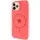 Чохол Silicone Case Full Protective (AA) with MagSafe для Apple iPhone 11 Pro (5.8") Кавуновий / Watermelon red