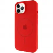 Чохол Silicone Case Full Protective (AA) with MagSafe для Apple iPhone 11 Pro Max (6.5"), Червоний / Red