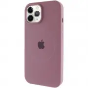 Чохол Silicone Case Full Protective (AA) with MagSafe для Apple iPhone 12 Pro / 12 (6.1"), Ліловий / Lilac Pride