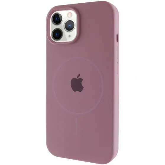Чохол Silicone Case Full Protective (AA) with MagSafe для Apple iPhone 12 Pro / 12 (6.1"), Ліловий / Lilac Pride