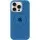 Чохол Silicone Case Full Protective (AA) with MagSafe для Apple iPhone 12 Pro / 12 (6.1"), Синій / Denim Blue