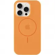 Чохол Silicone Case Full Protective (AA) with MagSafe для Apple iPhone 14 Pro (6.1") Помаранчевий / Papaya