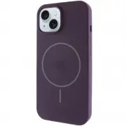 Чохол Silicone Case Full Protective (AA) with MagSafe для Apple iPhone 14 Plus (6.7") Фіолетовий / Elderberry
