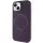 Чохол Silicone Case Full Protective (AA) with MagSafe для Apple iPhone 14 Plus (6.7") Фіолетовий / Elderberry