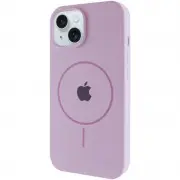 Чохол Silicone Case Full Protective (AA) with MagSafe для Apple iPhone 14 Plus (6.7") Бузковий / Lilac