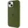Чохол Silicone Case Full Protective (AA) with MagSafe для Apple iPhone 14 Plus (6.7") Зелений / Dark Olive