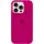 Чехол Silicone Case Full Protective (AA) with MagSafe для Apple iPhone 15 Pro (6.1") Малиновый / Dragon Fruit