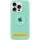 Чехол Silicone Case Full Protective (AA) with MagSafe для Apple iPhone 16 (6.1") Зеленый / Spearmint