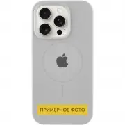 Чехол Silicone Case Full Protective (AA) with MagSafe для Apple iPhone 16 Plus (6.7"), Серый / Light Grey
