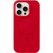 Чехол Silicone Case Full Protective (AA) NO LOGO with MagSafe для Apple iPhone 11 Pro Max (6.5"), Красный / Red
