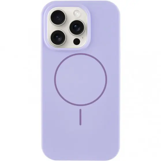 Чохол Silicone Case Full Protective (AA) NO LOGO with MagSafe для Apple iPhone 11 Pro Max (6.5"), Бузковий / Dasheen