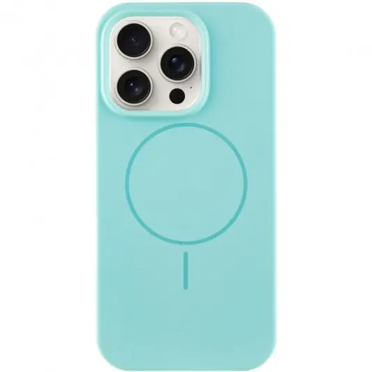 Чохол Silicone Case Full Protective (AA) для iPhone iPhone 12 Pro / 12 (6.1"), Бірюзовий / Light Turquoise