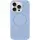 Чехол Silicone Case Full Protective (AA) NO LOGO with MagSafe для Apple iPhone 12 Pro / 12 (6.1"), Голубой / Lilac Blue