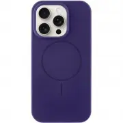 Чехол Silicone Case Full Protective (AA) NO LOGO with MagSafe для Apple iPhone 12 Pro / 12 (6.1"), Фиолетовый / Elderberry