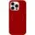 Чохол Silicone Case Full Protective (AA) LOGO with MagSafe для Apple iPhone 13 Pro Max (6.7"), Червоний / Deep Red