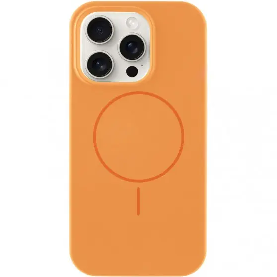 Чохол Silicone Case Full Protective (AA) для Apple iPhone 14 Pro Max (6.7"), Помаранчевий / Papaya