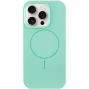 Чехол Silicone Case Full Protective (AA) NO LOGO with MagSafe для Apple iPhone 16 Pro (6.3"), Зеленый / Spearmint