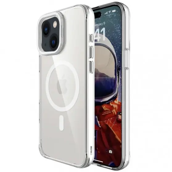 Чехол TPU Space Case Apex with MagSafe для Apple iPhone 13 / 14 / 15 (6.1") Silver