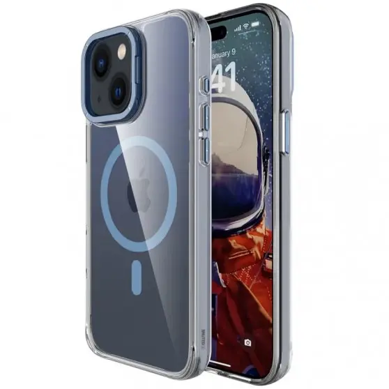 Чехол TPU Space Case Apex with MagSafe для Apple iPhone 13 / 14 / 15 (6.1") Navy Blue