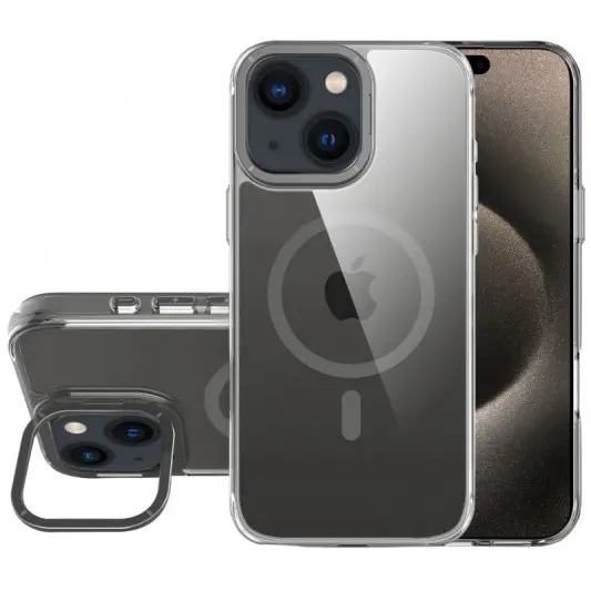 Чехол TPU Space Case Apex with MagSafe для Apple iPhone 14 Plus / 15 Plus (6.7") Grey - изображение 2