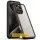 TPU чехол Transparent + Colour 1,5mm для Apple iPhone 16 (6.1") Black