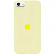 Чохол Silicone Case Full Protective (AA) для Apple iPhone SE (2020) Жовтий / Mellow Yellow