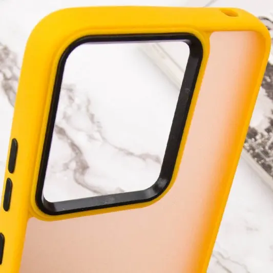 Чехол TPU+PC Lyon Frosted для Xiaomi Redmi 12C Orange - изображение 4