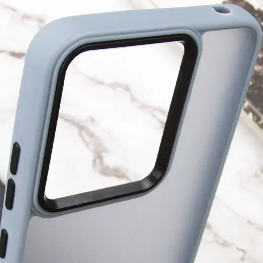 Чохол TPU+PC Lyon Frosted для Xiaomi Redmi 12C Sierra Blue - зображення 4 