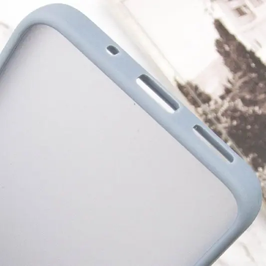 Чохол TPU+PC Lyon Frosted для Xiaomi Redmi 12C Sierra Blue - зображення 5 