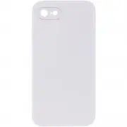 Silicone Case Square Full Camera Protective (AA) NOLOGO для Apple iPhone 7 / 8 / SE (2020) (4.7") Білий / White