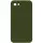 Silicone Case Square Full Camera Protective (AA) NOLOGO для Apple iPhone 7 / 8 / SE (2020) (4.7") Зелений / Dark Olive