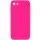 Silicone Case Square Full Camera Protective (AA) NOLOGO для Apple iPhone 7 / 8 / SE (2020) (4.7") Рожевий / Barbie pink