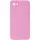 Silicone Case Square Full Camera Protective (AA) NOLOGO для Apple iPhone 7 / 8 / SE (2020) (4.7") Рожевий / Light pink
