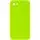 Silicone Case Square Full Camera Protective (AA) NOLOGO для Apple iPhone 7 / 8 / SE (2020) (4.7") Салатовий / Neon green
