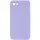 Silicone Case Square Full Camera Protective (AA) NOLOGO для Apple iPhone 7 / 8 / SE (2020) (4.7") Бузковий / Dasheen
