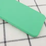 Silicone Case Square Full Camera Protective (AA) NOLOGO для Apple iPhone 7 plus / 8 plus (5.5") Зелений / Spearmint