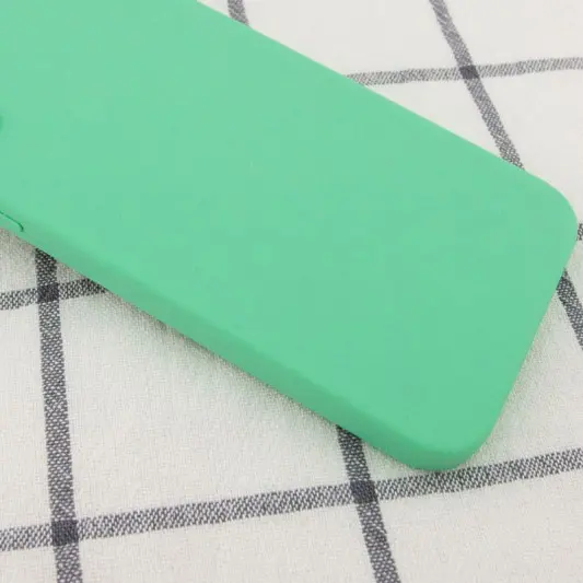 Silicone Case Square Full Camera Protective (AA) NOLOGO для Apple iPhone 7 plus / 8 plus (5.5") Зелений / Spearmint - зображення 1 